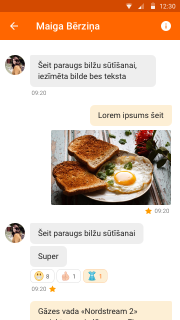 Draugiem.lv Android vēstules